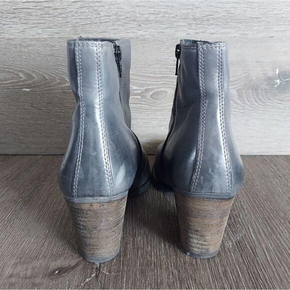 Paul Green Natick Gray Ankle Boots 8.5 - Picture 5 of 10